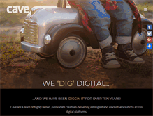 Tablet Screenshot of cavecreative.com
